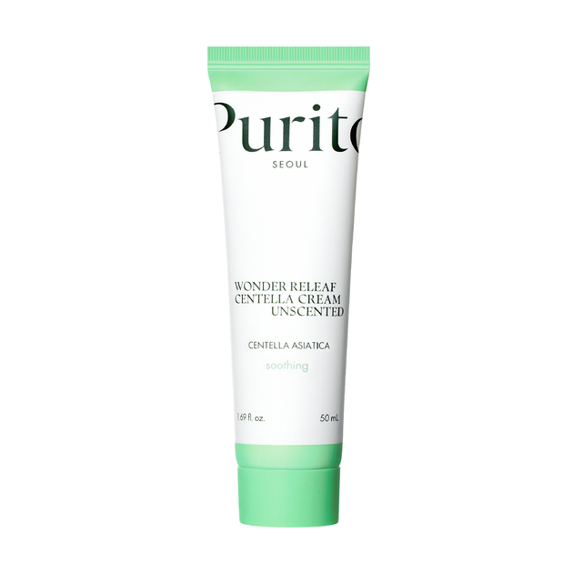 Крем для чувствительной кожи с центеллой без эфирных масел Purito Seoul Wonder Releaf Centella Cream Unscented (50 ml) - Фото 1 Крем для чувствительной кожи с центеллой без эфирных масел Purito Seoul Wonder Releaf Centella Cream Unscented (50 ml) - изображение 1