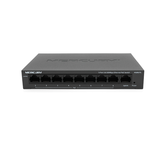 Коммутатор POE Mercury MS09CPS с 8 портами - изображение 4