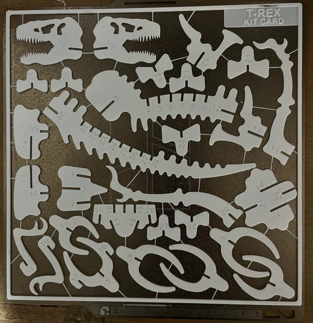 Конструктор Динозавр Тираннозавр T-Rex Dinosaur Kit Card DinoCards 20 См 3Д Печать - Фото 3 Конструктор Динозавр Тираннозавр T-Rex Dinosaur Kit Card DinoCards 20 См 3Д Печать - изображение 3