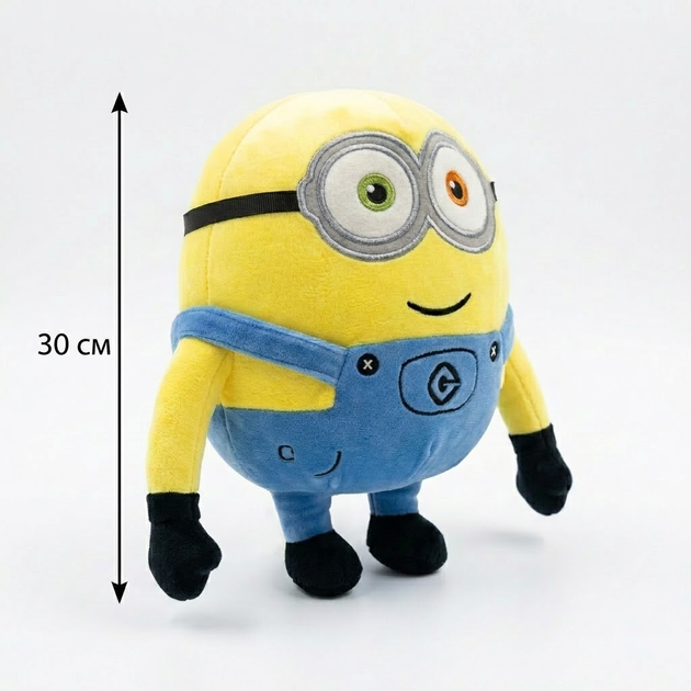 Мягкая игрушка Миньон Стюарт 30 см плюшевая, Плюшевый Миньон Stuart - Фото 2 Мягкая игрушка Миньон Стюарт 30 см плюшевая, Плюшевый Миньон Stuart - изображение 2