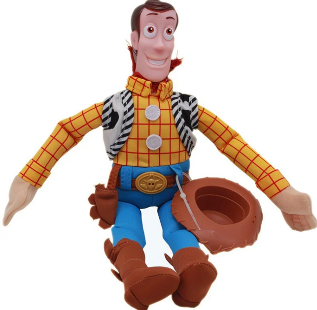 Мягкая игрушка Вуди 35 см плюшевая, Woody, История игрушек - Фото 1 Мягкая игрушка Вуди 35 см плюшевая, Woody, История игрушек - изображение 1