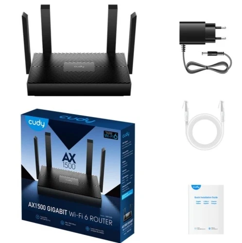Маршрутизатор Cudy WR1500, Black - Фото 3 Маршрутизатор Cudy WR1500, Black - зображення 3