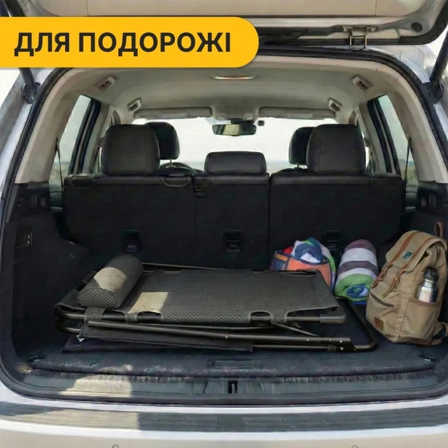 Розкладне крісло з подушкою LEOBRO Коричневий (LB-FCB-G1-BRN) (LEO_LB-FCB-G1-BRN) - изображение 5