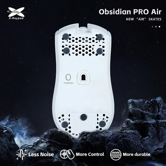 Глайды для мышки X-Raypad Obsidian PRO Air U-PE Universal Dots - Фото 2 Глайды для мышки X-Raypad Obsidian PRO Air U-PE Universal Dots - изображение 2