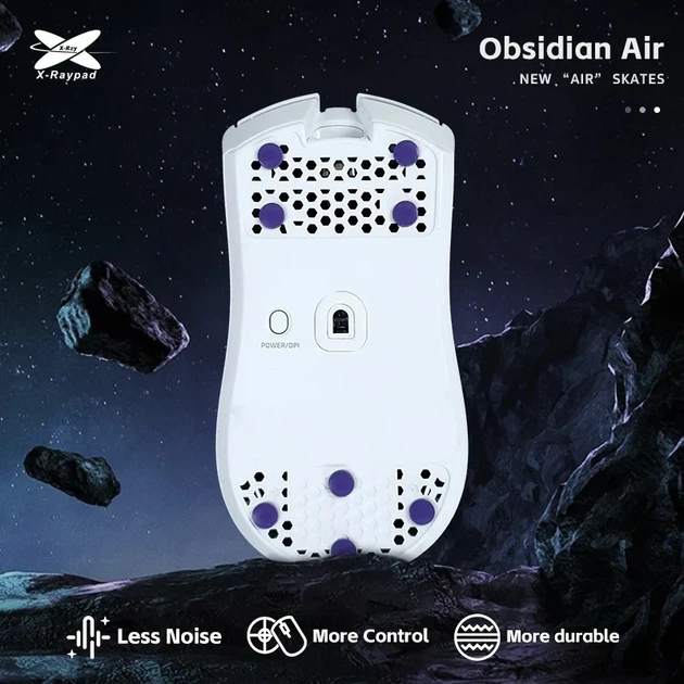 Глайды для мышки X-Raypad Obsidian Air Universal Dots - Фото 7 Глайды для мышки X-Raypad Obsidian Air Universal Dots - изображение 7