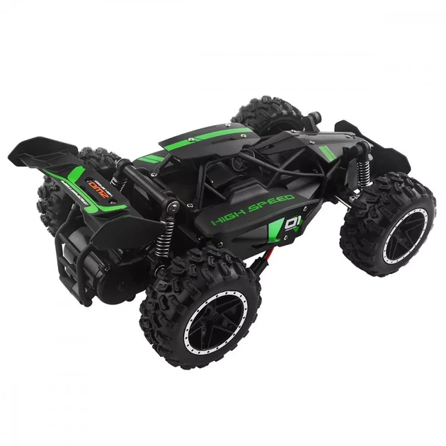 Машинка на радіокеруванні Метал/Пластик HOTDEER Off-Roader 1:23 Чорно-зелена - Фото 2 Машинка на радіокеруванні Метал/Пластик HOTDEER Off-Roader 1:23 Чорно-зелена - изображение 2