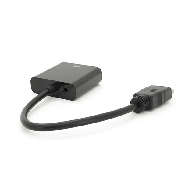 Переходник адаптер HDMI M папа – VGA F мама 0,1m 4K/2K Voltronic - Фото 2 Переходник адаптер HDMI M папа – VGA F мама 0,1m 4K/2K Voltronic - изображение 2