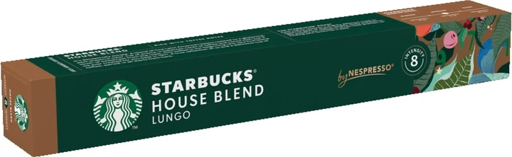 Кофе Starbucks капсулы Nespresso 10 шт. Starbucks Kaffeekapsel House Blend 10St - Фото 1 Кофе Starbucks капсулы Nespresso 10 шт. Starbucks Kaffeekapsel House Blend 10St - изображение 1