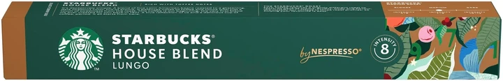 Кофе Starbucks капсулы Nespresso 10 шт. Starbucks Kaffeekapsel House Blend 10St - Фото 2 Кофе Starbucks капсулы Nespresso 10 шт. Starbucks Kaffeekapsel House Blend 10St - изображение 2