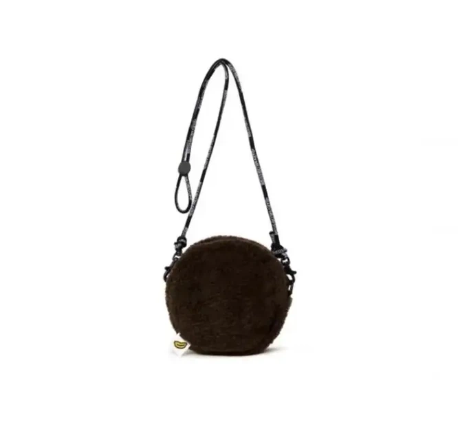 Сумка-кошелёк BAPE Baby Milo Face Cross Bag в коричневом цвете. - изображение 3