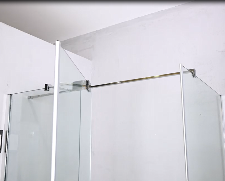 Душова кабіна без піддону Koer SR SC02-120x90x200-TR-01 прозрачне стекло Easy Clean 8мм, хром - зображення 14