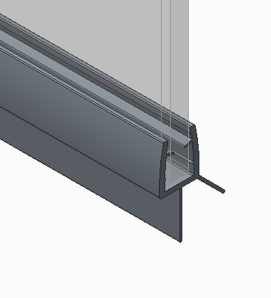 Шторки скляні на ванну Koer SR BS02-80x140-TR-01 прозоре скло 6мм, хром (KR5401) - изображение 8