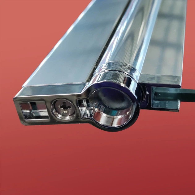 Шторки скляні на ванну Koer SR BS01-80x140-TR-01 прозоре скло 6мм, хром (KR5400) - изображение 8