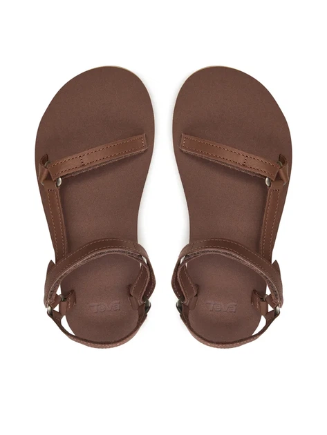 Жіночі сандалі Teva Original Universal Slim Lea 1151031 коричневі босоніжки зі шкіряним ремінцем Розмір 42 - Фото 6 Жіночі сандалі Teva Original Universal Slim Lea 1151031 коричневі босоніжки зі шкіряним ремінцем Розмір 42 - изображение 6