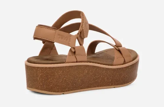 Босоніжки жіночі Teva W Madera коричневі сандалі на платформі коричневі Розмір 40 - изображение 4