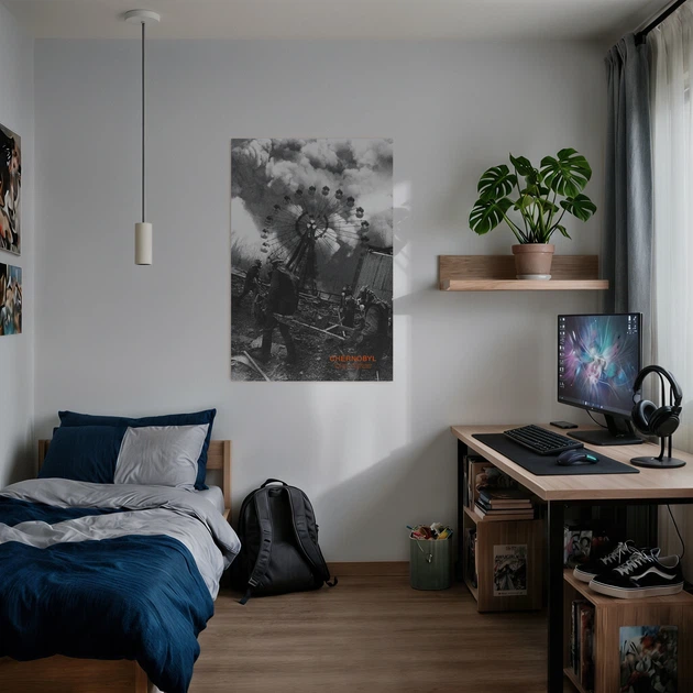 Постер Чернобыль, Chernobyl, сериал, радиация, Припять, A2 60×40 см (id3663) - изображение 2