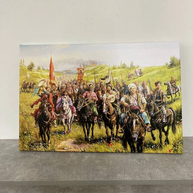 Интерьерная картина Казацкая вольница, Лях Андрей, Украина, история, 43×60 см (id5960) - изображение 4