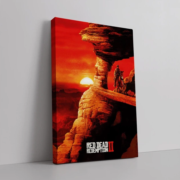 Интерьерная картина Red Dead Redemption 2, RDR 2, плакат для геймера, 42×28 см (id3439) - изображение 2