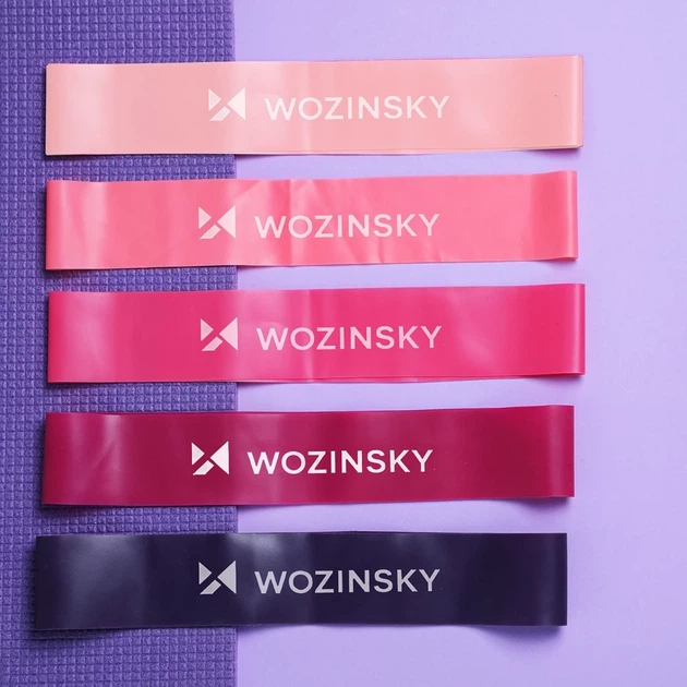 Фитнес-резинки Wozinsky WGO-5A из TPE 5 шт (5907769384592) - изображение 3