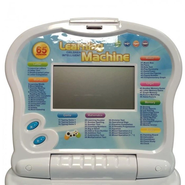 Дитячий ноутбук розвивальний навчальна машина Learning Machine з мишкою Синій - зображення 3