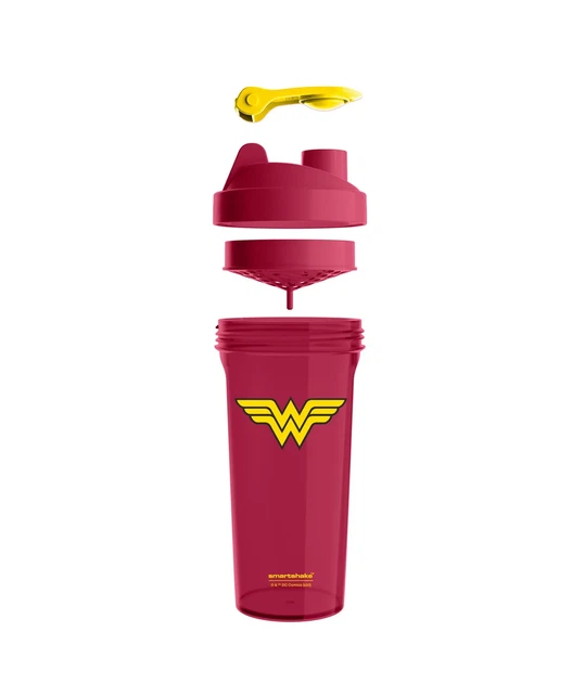 Шейкер спортивный SmartShake пластик 800 мл Бордовый - изображение 2