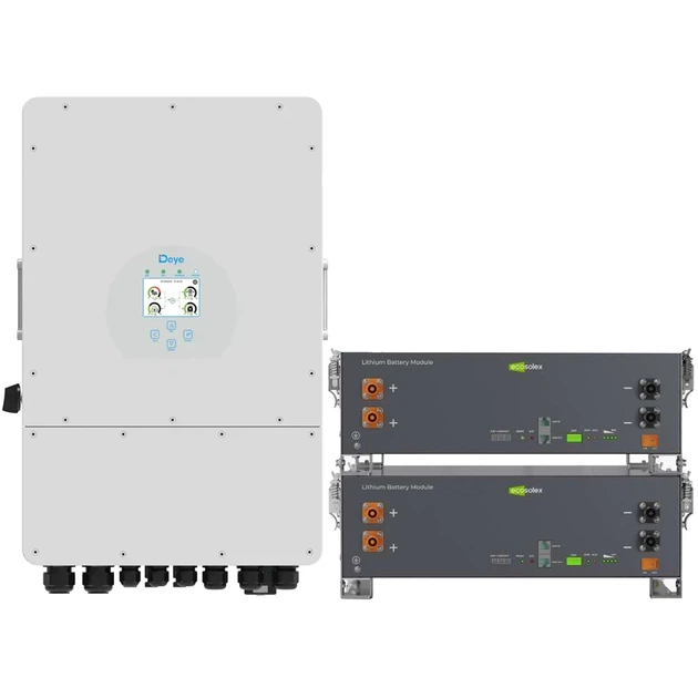 Система зберігання енергії DEYE SV-1DE10K1-LEC10K1-1 10kW 10.2kWh 2BAT LiFePO4 ≥6000 циклів (SV-1DE10K1-LEC10K1-1) - Фото 1 Система зберігання енергії DEYE SV-1DE10K1-LEC10K1-1 10kW 10.2kWh 2BAT LiFePO4 ≥6000 циклів (SV-1DE10K1-LEC10K1-1) - зображення 1