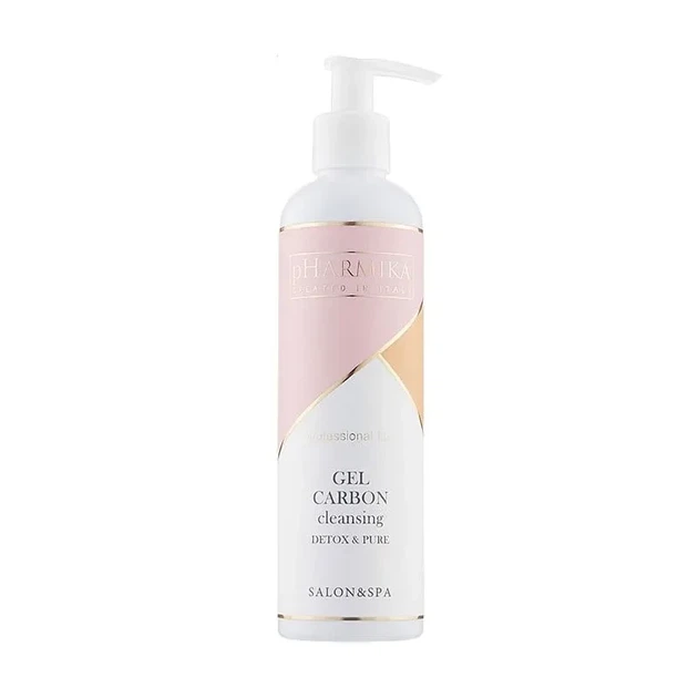 Гель для вмивання Детокс та очищення з активованим вугіллям Pharmika Gel Carbon Cleansing Detox & Pure 250 мл - Фото 1 Гель для вмивання Детокс та очищення з активованим вугіллям Pharmika Gel Carbon Cleansing Detox & Pure 250 мл - зображення 1