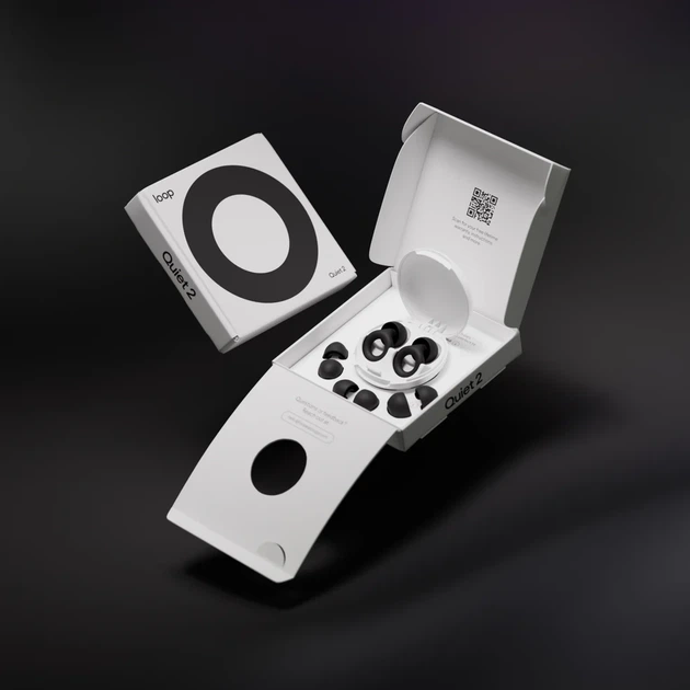 Беруши Loop Quiet 2 Black. Многоразовые шумоподавляющие беруши для сна, глубокой концентрации, путешествий - изображение 3