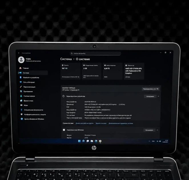 Ноутбук HP Pavilion 15 | AMD A10 | 8GB RAM | SSD 1TB | Radeon M260 3GB | Windows 11 - Б/У - Фото 2 Ноутбук HP Pavilion 15 | AMD A10 | 8GB RAM | SSD 1TB | Radeon M260 3GB | Windows 11 - Б/У - изображение 2