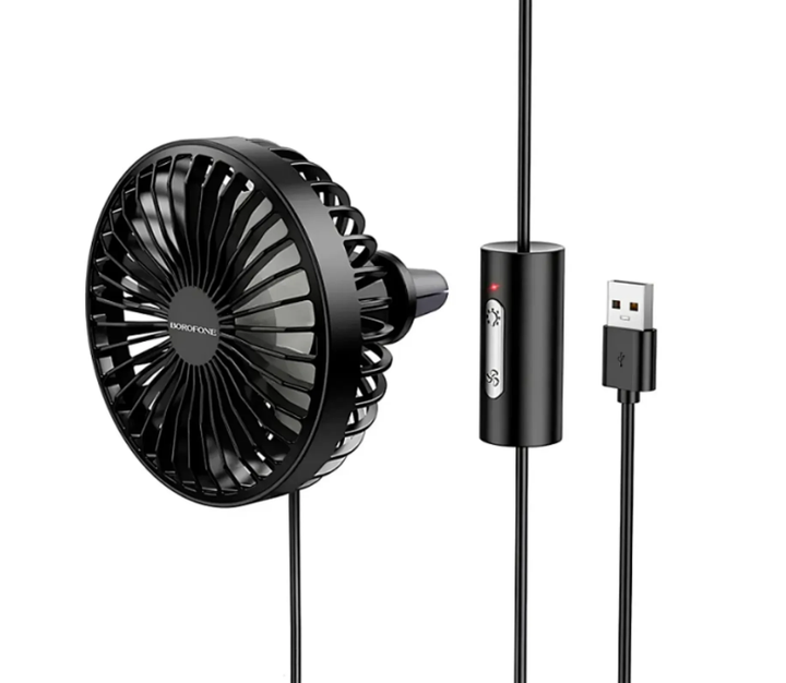 Вентилятор автомобильный Borofone DBF11 black - изображение 2