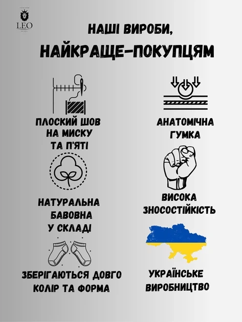 Набір чоловічих шкарпеток високих бавовняних Лео Теніс Sport Cotton 40-42 6 пар Білий (ROZ6400177334) - Фото 6 Набір чоловічих шкарпеток високих бавовняних Лео Теніс Sport Cotton 40-42 6 пар Білий (ROZ6400177334) - зображення 6