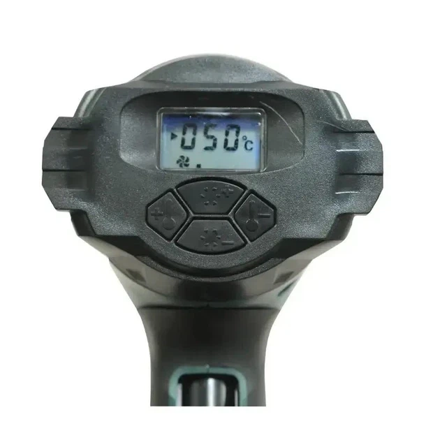 Строительный фен Bass Polska 4872 2000 Вт с LCD-дисплеем и насадками (4872) - изображение 2