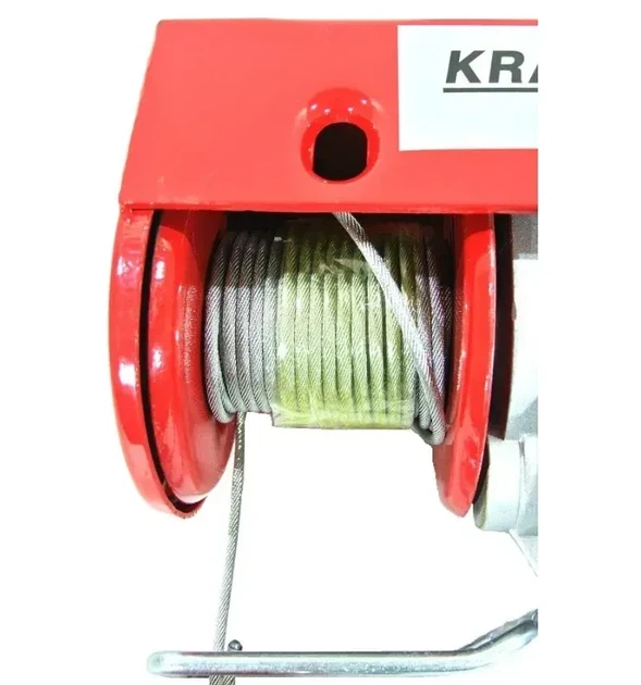 Електрична таль-лебідка Kraft&Dele KD1524 250 кг 550 Вт 12 м (KD1524) - зображення 4