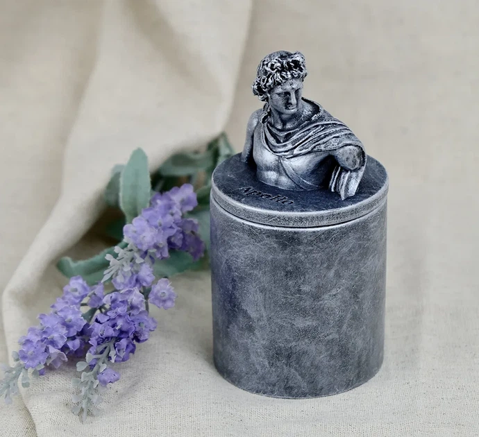 Аромасвічка APOLLO BURLEY VANILLA SILVER 100% WOOD WAX 165g 35h Гранд Презент NAC 1107 - зображення 2