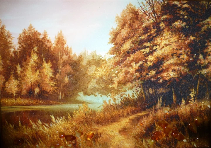 Пейзаж Осенний лес П-403 30*40 Гранд Презент 30*40 - изображение 2