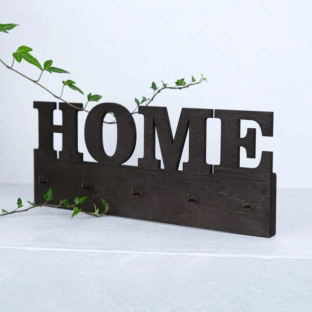 Ключница деревянная HOME 29*10 см 36 Гранд Презент 36 - изображение 2