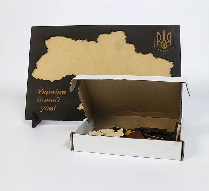 Пазл Карта Украины цветной 21*30 см 18 Гранд Презент 18 - Фото 7 Пазл Карта Украины цветной 21*30 см 18 Гранд Презент 18 - изображение 7