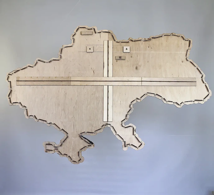 Карта України настінна велика 3D об'ємна з синьою підсвіткою (220В) в коробці 143*100 см Гранд Презент 17СС - Фото 7 Карта України настінна велика 3D об'ємна з синьою підсвіткою (220В) в коробці 143*100 см Гранд Презент 17СС - изображение 7