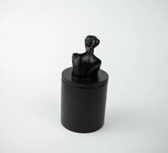 Аромасвічка VENUS CHERRY BLOSSOM BLACK 100% WOOD WAX 165g 35h Гранд Презент NAC 1016BL - изображение 4