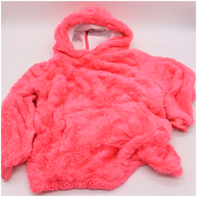 Толстовка плед с капюшоном для детей 60 см полиэстер 70% хлопок 30% Huggle Hoodie LS-101 - изображение 2