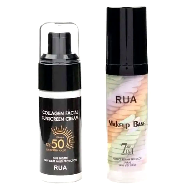 База под макияж и праймер SPF 50 для выравнивания тона кожи 2в1 RUA LS-1434 - изображение 3