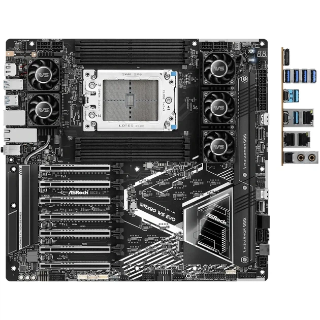 Материнская плата ASRock WRX90 WS EVO (sWRX9, AMD WRX90, DDR5, EEB) - изображение 2