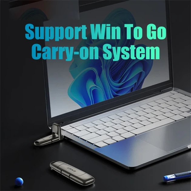 Флеш пам'ять USB EAGET SU50 128GB | Window To Go | USB 3.2 Gen1 (560Mb/s) - изображение 10