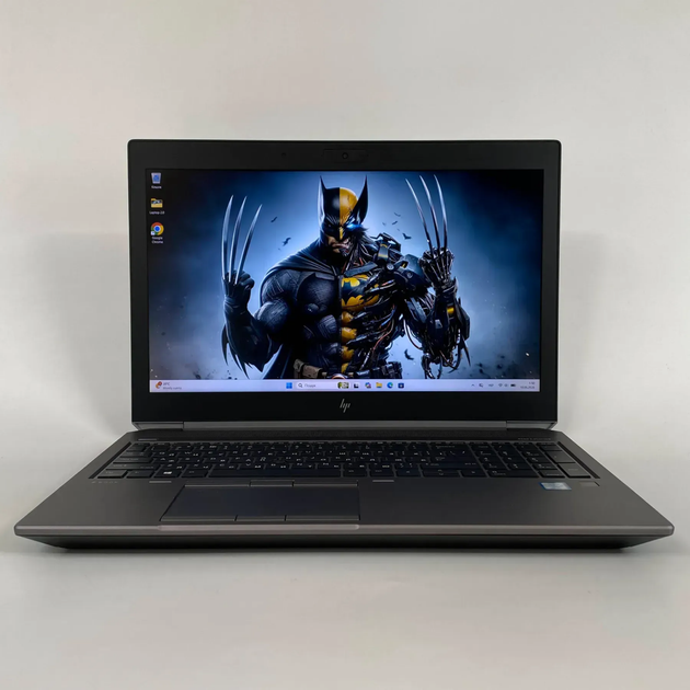 Мобильная рабочая станция Б-класс HP zBook 15 G6 / 15.6" (1920x1080) IPS / Intel Core i7-9850H (6 (12) ядер по 2.6 - 4.6 GHz) / 16 GB DDR4 / 128 GB SSD + 500 GB HDD / nVidia Quadro T1000, 4 GB GDDR5, 128-bit / HDMI / Fingerprint б/у + Подарок Мышь / USB - Фото 2 Мобильная рабочая станция Б-класс HP zBook 15 G6 / 15.6" (1920x1080) IPS / Intel Core i7-9850H (6 (12) ядер по 2.6 - 4.6 GHz) / 16 GB DDR4 / 128 GB SSD + 500 GB HDD / nVidia Quadro T1000, 4 GB GDDR5, 128-bit / HDMI / Fingerprint б/у + Подарок Мышь / USB - изображение 2
