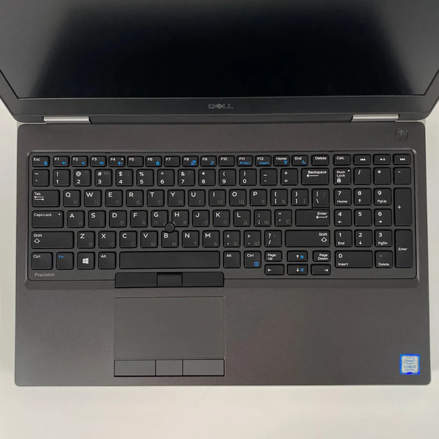 Мобильная рабочая станция Dell Precision 7540 / 15.6" (1920x1080) IPS / Intel Core i9-9880H (8 (16) ядер по 2.3 - 4.8 GHz) / 32 GB DDR4 / 512 GB SSD / nVidia Quadro RTX 3000, 6 GB GDDR6, 192-bit / WebCam / HDMI б/у + Подарок Беспроводная мышь / USB - Фото 3 Мобильная рабочая станция Dell Precision 7540 / 15.6" (1920x1080) IPS / Intel Core i9-9880H (8 (16) ядер по 2.3 - 4.8 GHz) / 32 GB DDR4 / 512 GB SSD / nVidia Quadro RTX 3000, 6 GB GDDR6, 192-bit / WebCam / HDMI б/у + Подарок Беспроводная мышь / USB - изображение 3