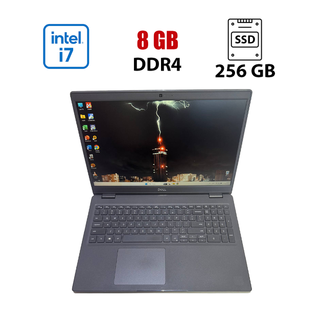 Ноутбук Dell Latitude 3510 / 15.6" (1920x1080) IPS / Intel Core i7-10510U (4 (8) ядра по 1.8 - 4.9 GHz) / 8 GB DDR4 / 256 GB SSD / Intel UHD Graphics / WebCam / Windows 11 Pro б/у - Фото 1 Ноутбук Dell Latitude 3510 / 15.6" (1920x1080) IPS / Intel Core i7-10510U (4 (8) ядра по 1.8 - 4.9 GHz) / 8 GB DDR4 / 256 GB SSD / Intel UHD Graphics / WebCam / Windows 11 Pro б/у - изображение 1