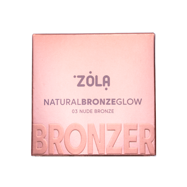 Бронзер Zola Natural Bronze Glow №03 Nude Bronze (27576WB) - изображение 3