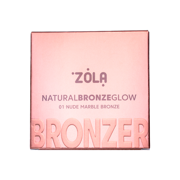 Бронзер Zola Natural Bronze Glow №01 Nude Marble Bronze (27574WB) - изображение 2