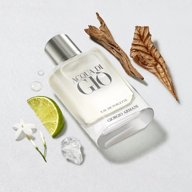 Туалетна вода для чоловіків Giorgio Armani Acqua di Gio 100 ml - Фото 2 Туалетна вода для чоловіків Giorgio Armani Acqua di Gio 100 ml - зображення 2