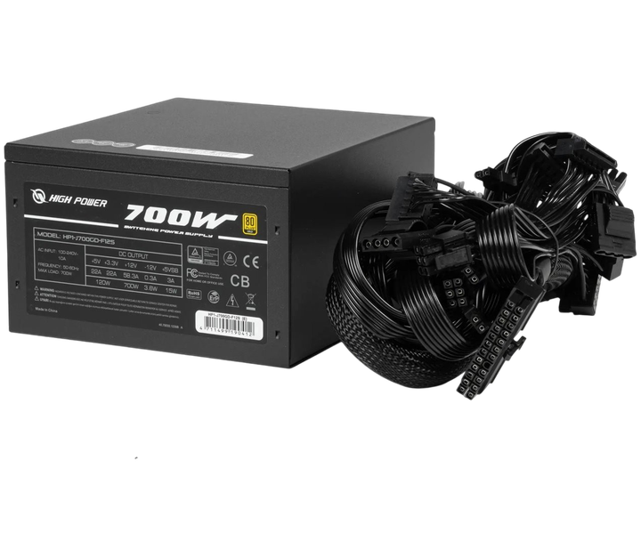 Блок живлення HighPower Performance GD 700W 80+ Gold (HP1-J700GD-F12S) - зображення 3